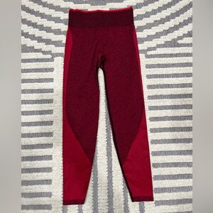 PINK Victoria‎ Secret Seamless Leggings Maroon Red Wine
